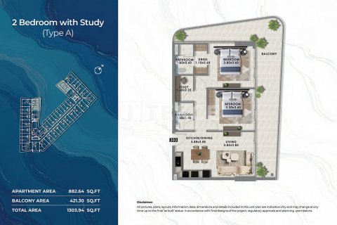 Apartment in Dubai 2 bedrooms, 99 sq.m. № 95181 - photo 14