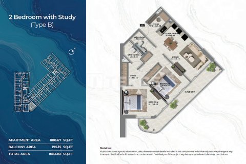 Apartment in Dubai 2 bedrooms, 99 sq.m. № 95181 - photo 13