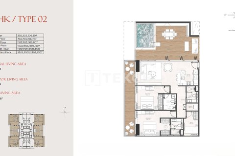Купить квартиру в Джумейра Вилладж Серкл, Дубай: 2 спальни, 162м², № 113523 - фото 16
