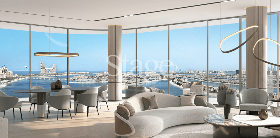 Квартира в The Crescent, Пальма Джумейра, Дубай, 3 спальни, 172м², № 122244