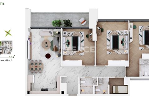 Apartamento en Dubai Sports City, Dubai, 1 dormitorio, 74 m², № 59250 - foto 19