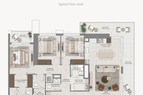 Appartement à Dubai, 3 chambres, 167 m², № 59249 - photo 16