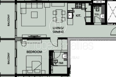 Appartement à Jumeirah Village Circle, Dubai, 1 chambre, 81.4 m², № 16408 - photo 16