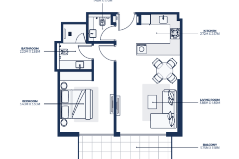 Apartamento en Dubai Healthcare City, Dubai, estudio, 31 m², № 92572 - foto 5