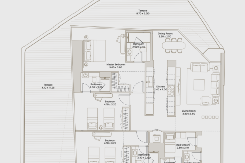 Apartment in Downtown Jebel Ali, Dubai studio, 38 sq.m. № 92577 - photo 12