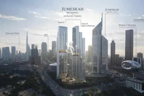 Appartement à Jumeirah Residences Emirates Towers à DIFC, Dubai, 2 chambres, 108 m², № 68754 - photo 4