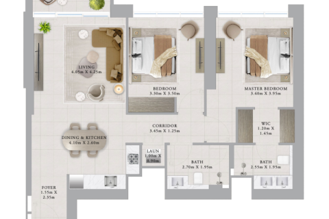 Apartment in Dubai Creek Harbour (The Lagoons), Dubai 1 bedroom, 70 sq.m. № 92669 - photo 6