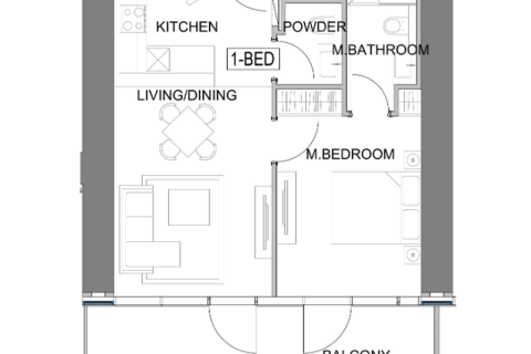 Apartment in Sheikh Zayed Road, Dubai 1 bedroom, 37 sq.m. № 92661 - photo 7