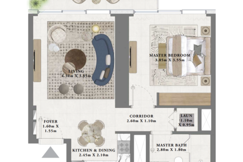 Apartment in Dubai Creek Harbour (The Lagoons), Dubai 1 bedroom, 70 sq.m. № 92667 - photo 4