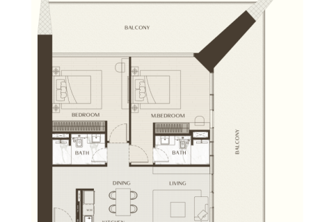 Apartment in Business Bay, Dubai studio, 57 sq.m. № 92662 - photo 10