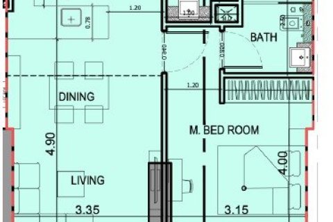 Apartment in Jumeirah Village Circle, Dubai 1 bedroom, 63.8 sq.m. № 3885 - photo 9