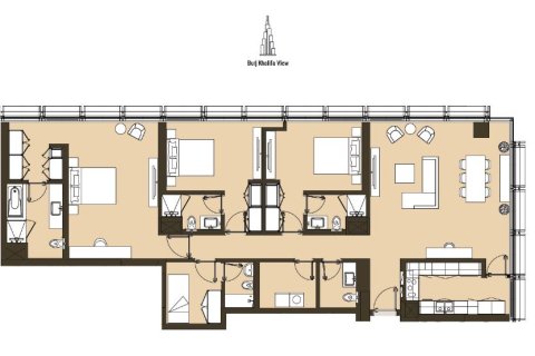 Apartment in Business Bay, Dubai 4 bedrooms, 181.2 sq.m. № 3859 - photo 10