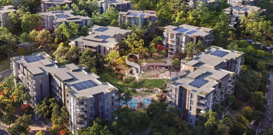 Квартира в Ghaf Woods в Дубае, 1 спальня, 63м², № 110014