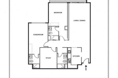 شقة في دائرة قرية جميرا, دبي 2 غرف نوم, 122 م² رقم 57740 - صورة 12