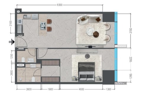 Купить квартиру в Бизнес-Бэе, Дубай: 1 спальня, 81.1м², № 99504 - фото 19