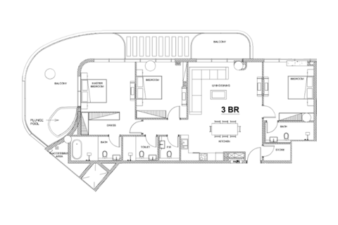 Apartment in VILLA del BRUNELLO in Dubai 2 bedrooms, 101 sq.m. № 103891 - photo 3