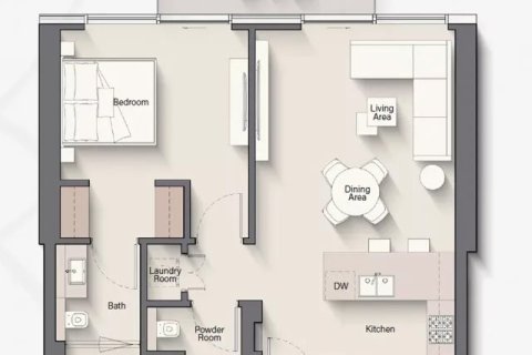 شقة في Riverton House في Nadd Al Sheba, دبي 1غرف نوم, 73 م² رقم 103892 - صورة 17