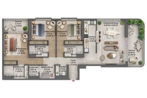 Apartment in Talea in Maritime City, Dubai 1 bedroom, 70 sq.m. № 103899 - photo 16