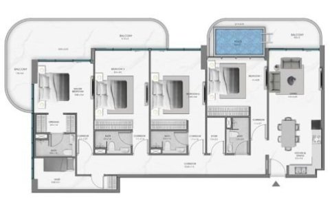 Apartment in Ocean Bay by SD in Dubai 1 bedroom № 103898 - photo 7