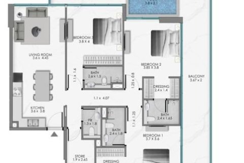 Apartment in Ocean Bay by SD in Dubai 1 bedroom № 103898 - photo 8