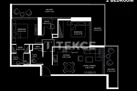 Appartement à Jumeirah Village Circle, Dubai, 3 chambres, 138 m², № 9400 - photo 19
