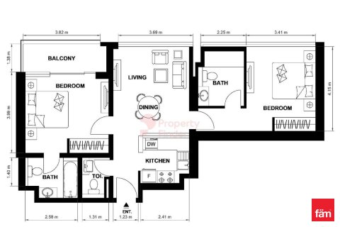 Apartment in Business Bay, Dubai 2 bedrooms, 82.8 sq.m. № 110903 - photo 11