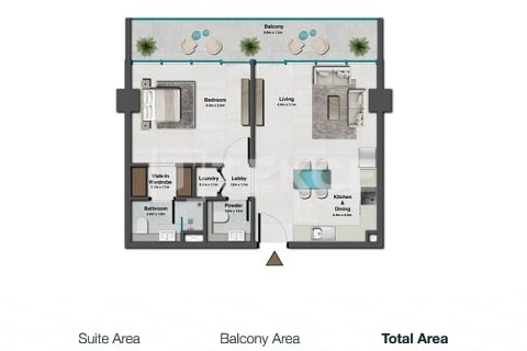 Купить квартиру в Джумейра Вилладж Серкл, Дубай: 1 спальня, 77м², № 91091 - фото 18