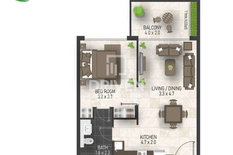 Appartement à Jumeirah Village Circle, Dubai, 1 chambre, 56 m², № 20154 - photo 12