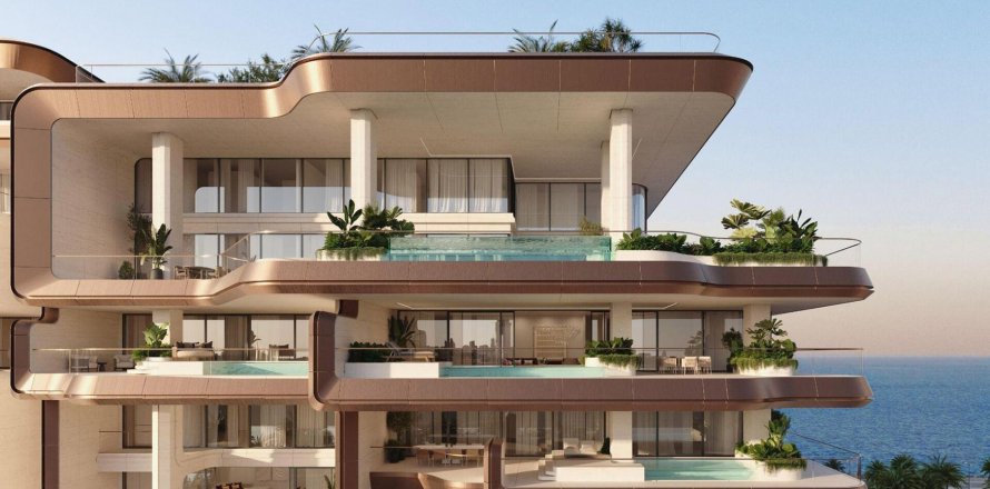 Квартира в Пальме Джумейре, Дубай, 3 спальни, 552м², № 37697