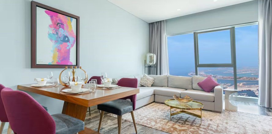 Квартира в Дубай Марине, Дубай, 2 спальни, 123.3м², № 96426