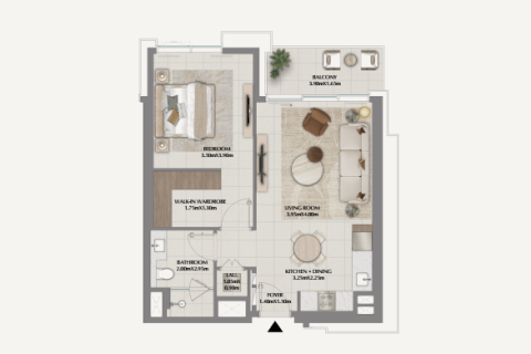 Apartment in Dubai 1 bedroom, 69 sq.m. № 103486 - photo 5
