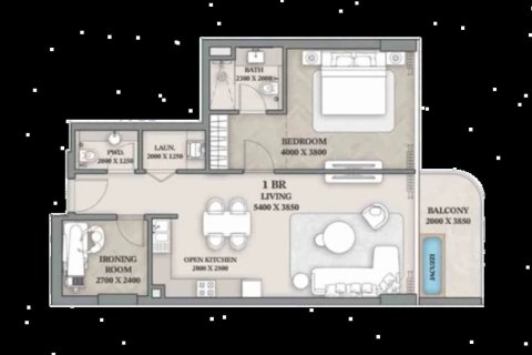 Apartment in Dubai 1 bedroom, 84 sq.m. № 103484 - photo 3