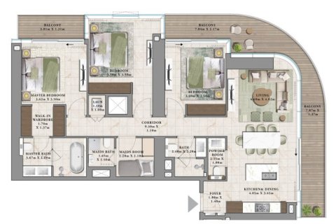 Apartment in Business Bay, Dubai 1 bedroom, 73 sq.m. № 103443 - photo 3