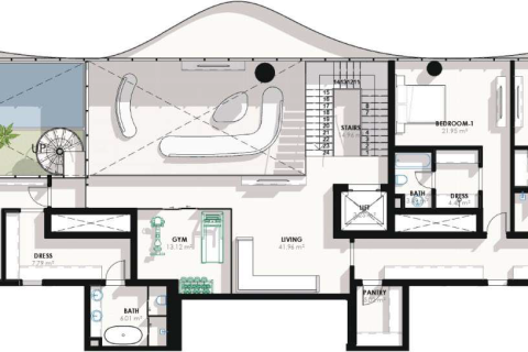 Apartment in Meydan, Dubai 1 bedroom, 84 sq.m. № 103441 - photo 13