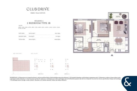 Apartamento en Dubai Hills Estate, Dubai, 2 dormitorios, 101 m², № 78736 - foto 10