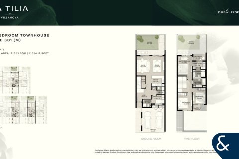 Купить таунхаус в Villanova, Dubai Land, Дубай: 3 спальни, 218м², № 91293 - фото 11