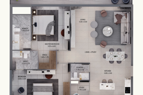 Apartment in Al Furjan, Dubai 1 bedroom, 73 sq.m. № 92276 - photo 8