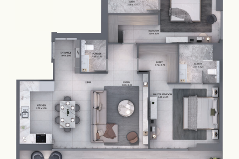 Apartment in Al Furjan, Dubai 1 bedroom, 73 sq.m. № 92276 - photo 7