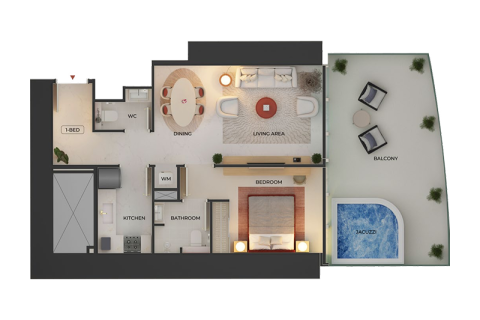 Apartment in Downtown Dubai (Downtown Burj Dubai), Dubai studio, 35 sq.m. № 92268 - photo 10