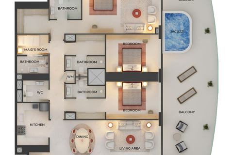 Apartment in Downtown Dubai (Downtown Burj Dubai), Dubai studio, 35 sq.m. № 92268 - photo 12