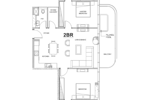 Apartment in Dubai 2 bedrooms № 92275 - photo 9