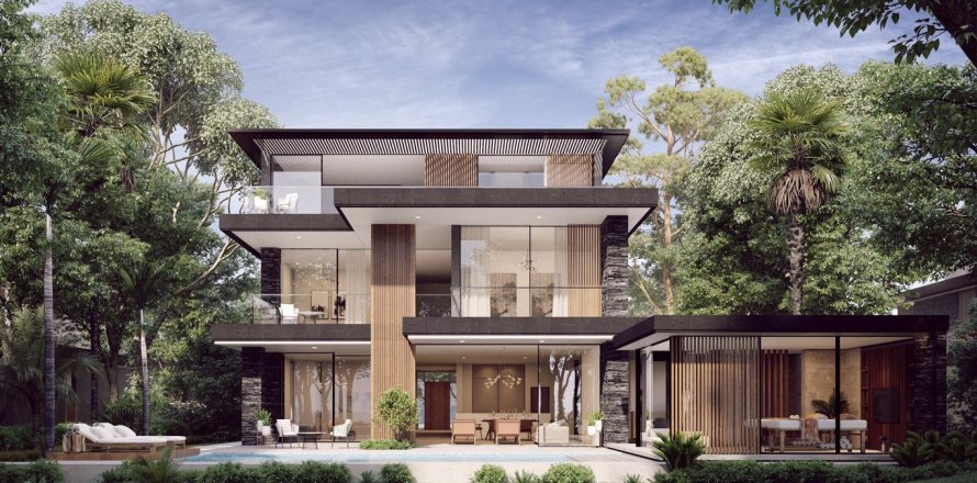Вилла в Tilal Al Ghaf, Дубай, 3 спальни, 541.16м², № 1112