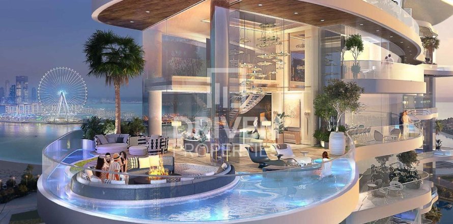 Квартира в Dubai Harbour, Дубай, 1 спальня, 74м², № 65915