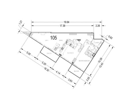 Appartement à Marasi Business Bay, Business Bay, Dubai, 2 chambres, 140.05963377 m², № 141717 - photo 6