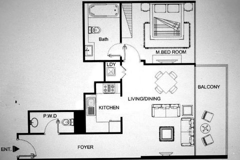 Appartement à Downtown Views, Downtown Dubai (Downtown Burj Dubai), Dubai, 1 chambre, 80.45028188 m², № 100512 - photo 13