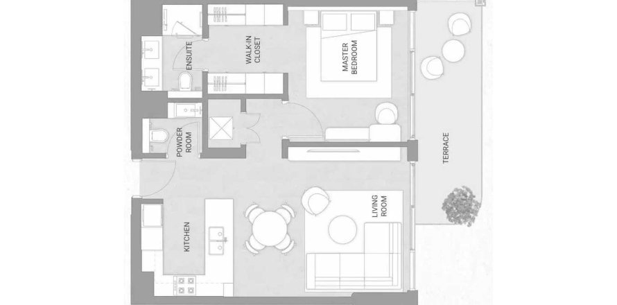 Apartment in Soma Residences in Dubai 1 bedroom, 81.57 sq.m. № 114940