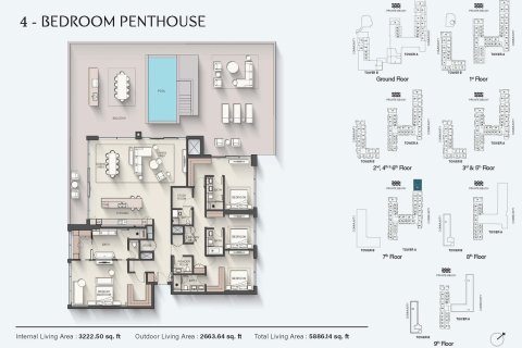 Appartement à Dubai, 1 chambre, 76 m², № 103423 - photo 15