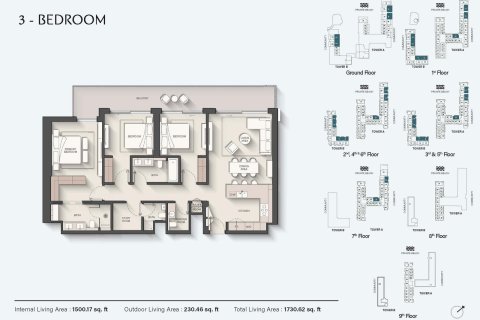 Appartement à Dubai, 1 chambre, 76 m², № 103423 - photo 16