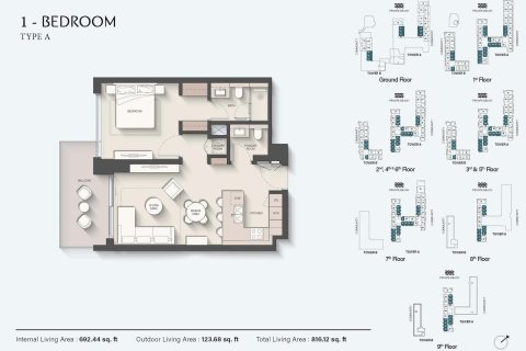 Appartement à Dubai, 1 chambre, 76 m², № 103423 - photo 18