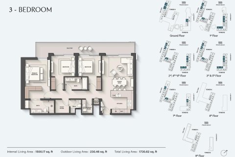 Apartment in Dubai 1 bedroom, 45 sq.m. № 103422 - photo 3